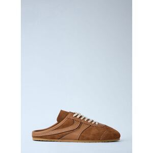 Dries Van Noten Women Leather Suede Slip-On Sneakers